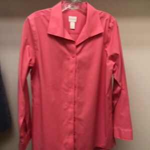 Chico’s Tunic Blouse, Pink, Size 1
